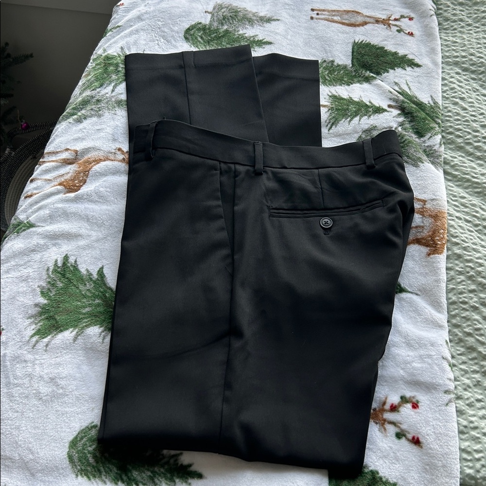 Men's 30 x 30 Perry Ellis portfolio Classic Black Trousers worn once